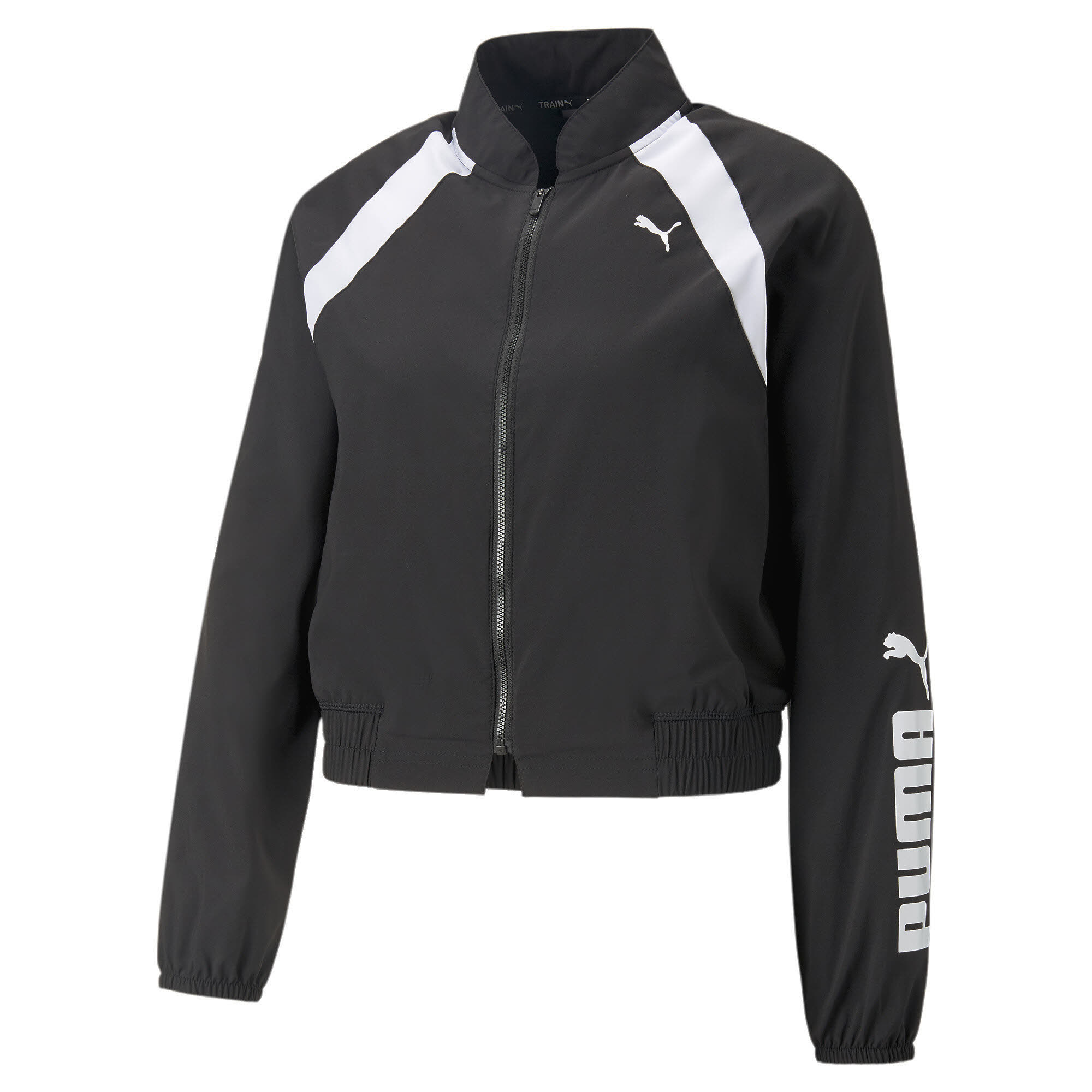 Puma Fit Woven Fashion Jacket Damen Jacke Anorak schwarz