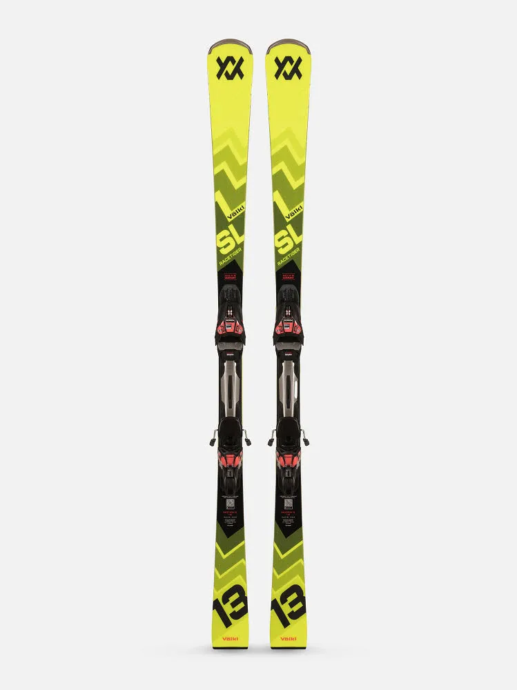 Völkl RACETIGER SL + RMOTION3 12 GW Slalomcarver Ski Fortgeschrittene 24/25 gelb